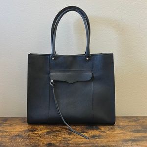 Black Rebecca Minkoff large MAB tote